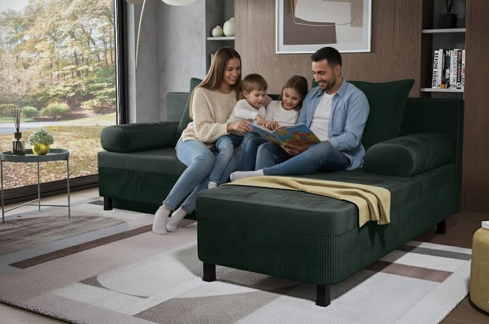 Coltar extensibil Delano, verde  3