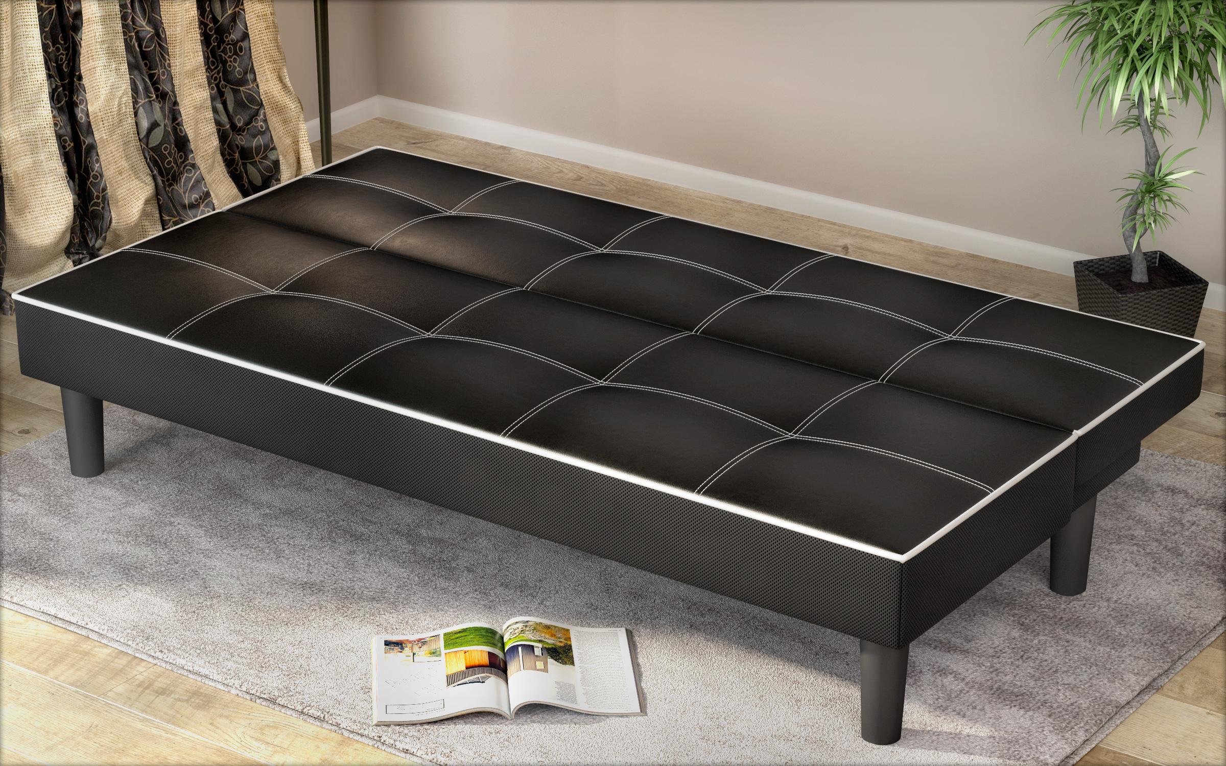 Canapea extensibila click- clack Mishel V, negru  2