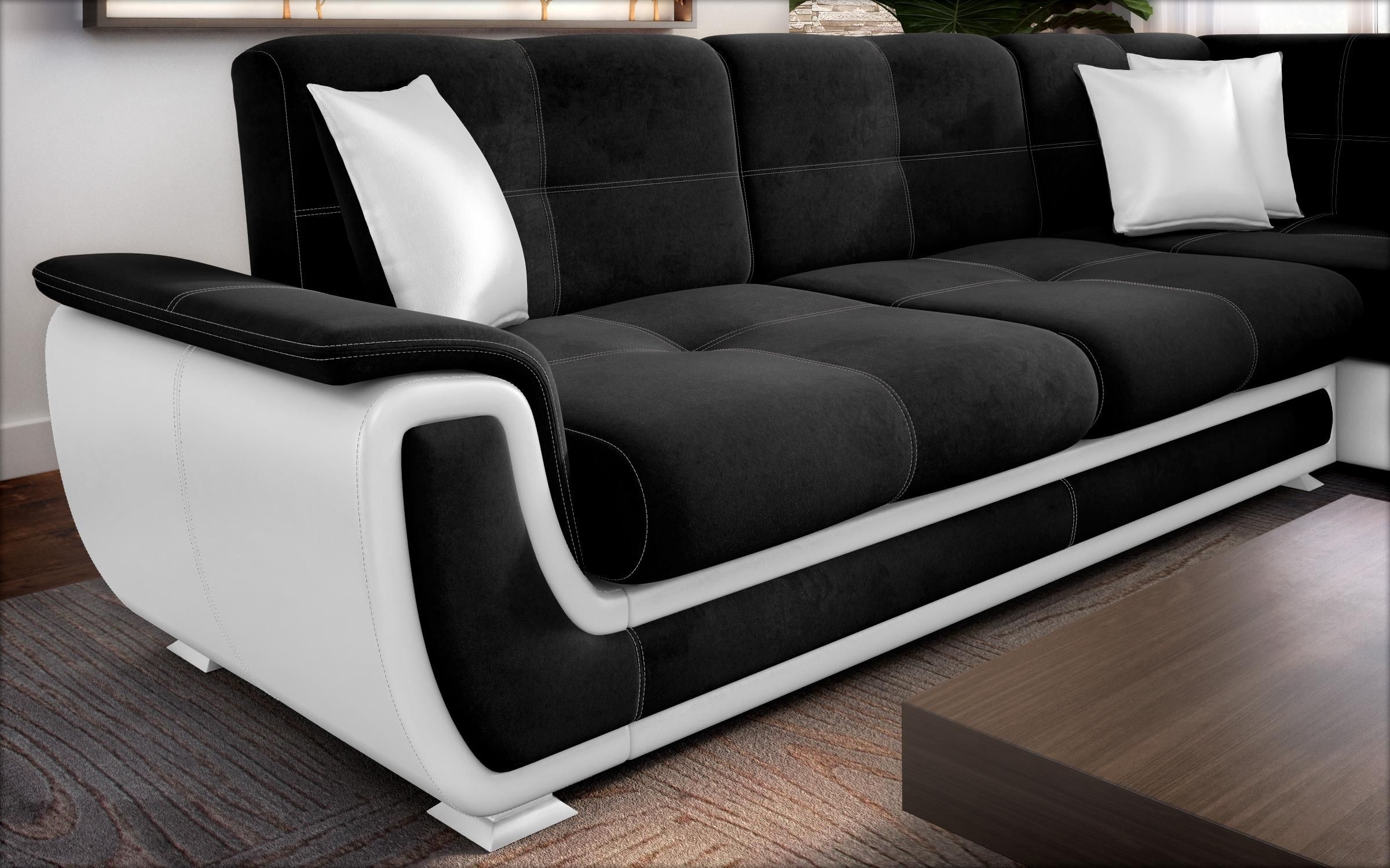 Coltar Princess II + mecanism click-clack, negru + piele alba  6