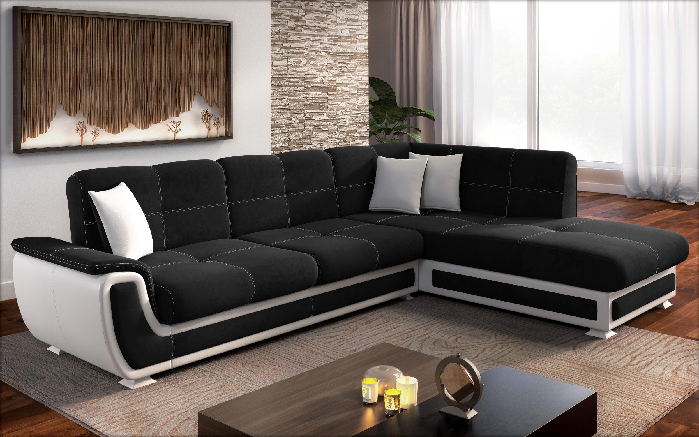 Coltar extensibil + mecanism click- clack Princess II, negru + piele alba  4