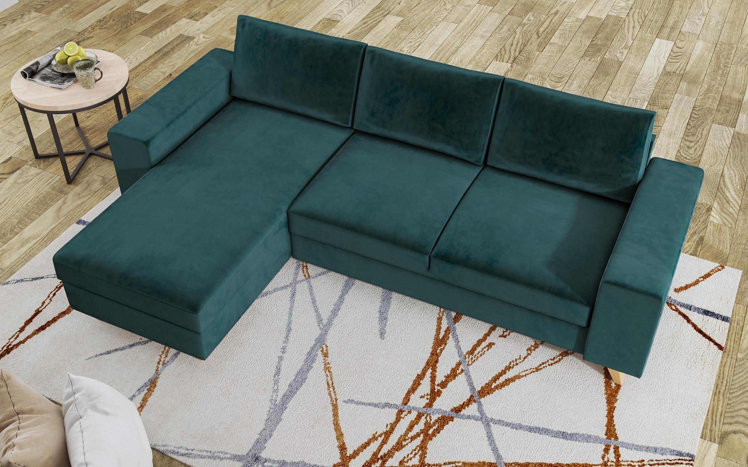 Coltar extensibil Boho, verde Inchis  8