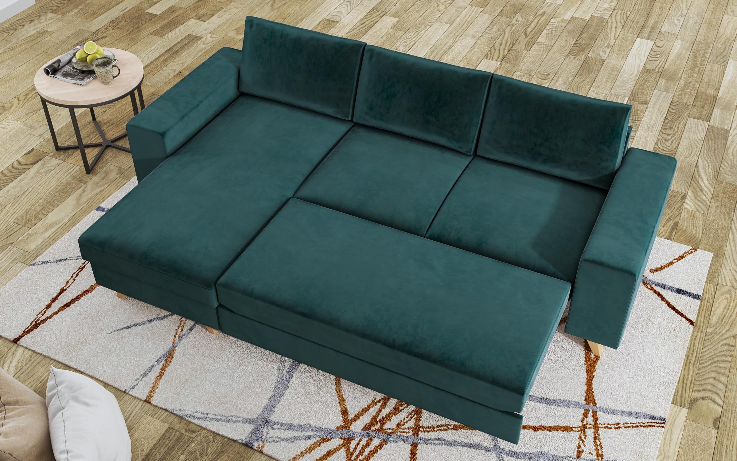 Coltar extensibil Boho, verde Inchis  9