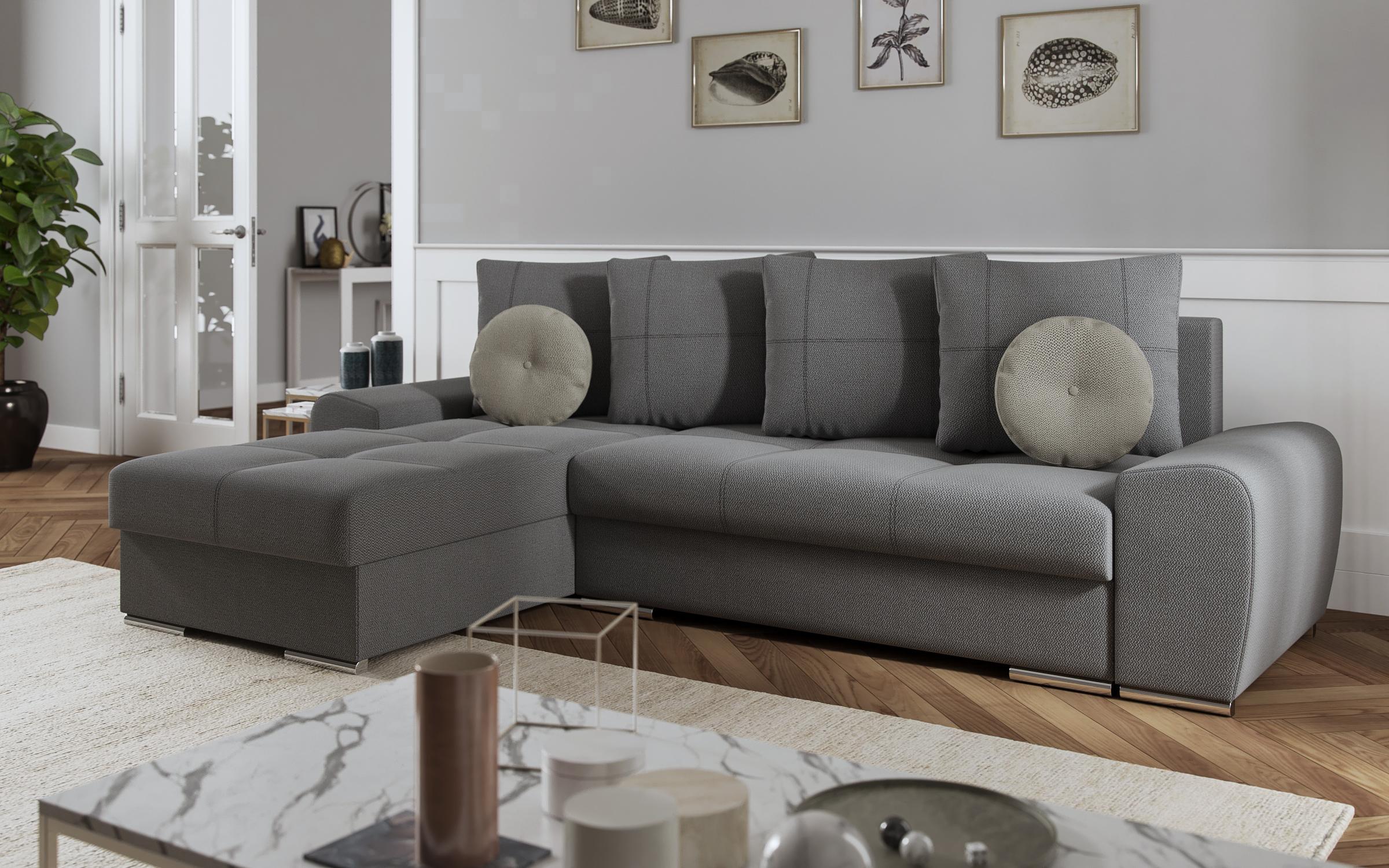 Coltar extensibil Roli, gri + bej deschis  4