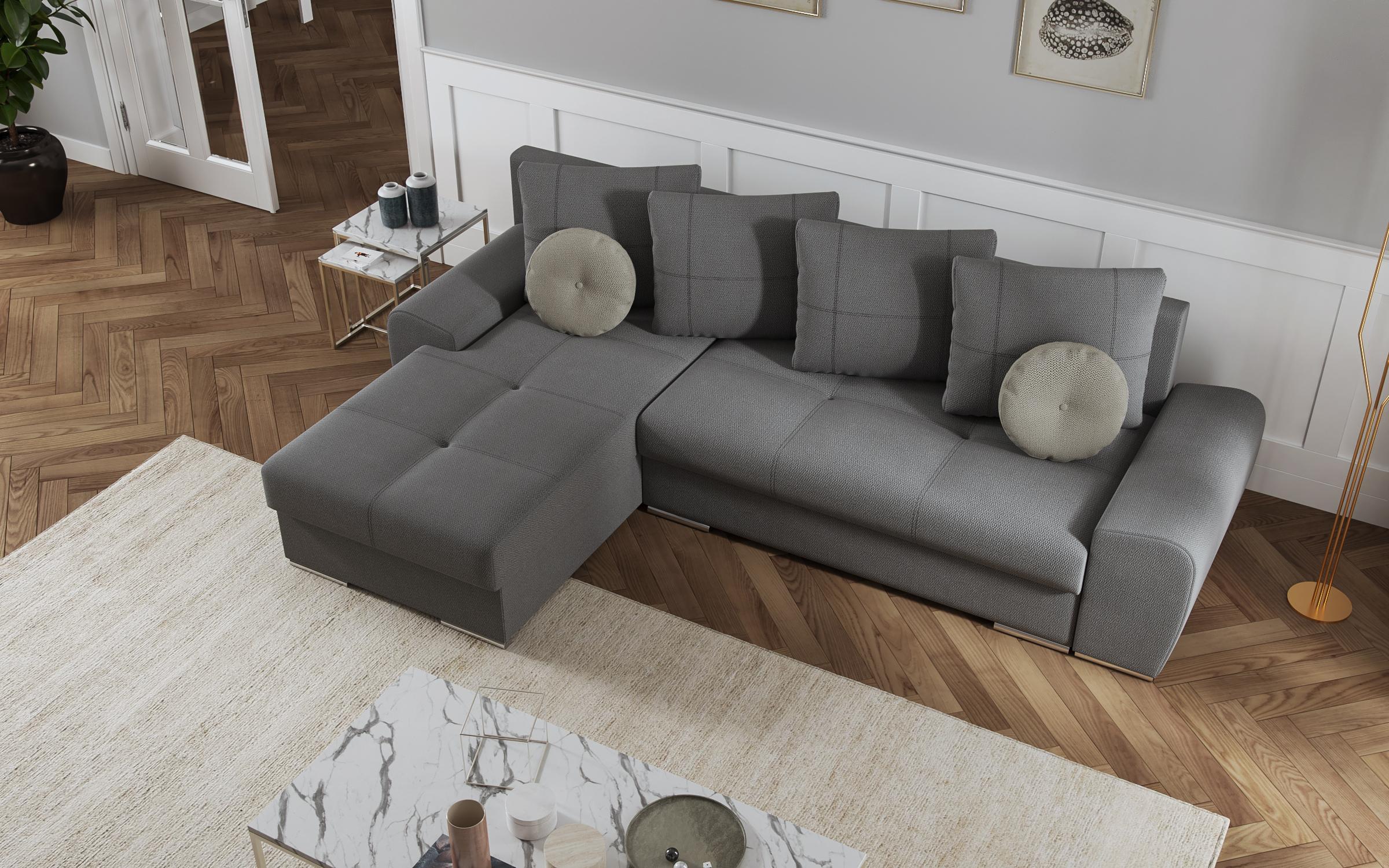 Coltar extensibil Roli, gri + bej deschis  7