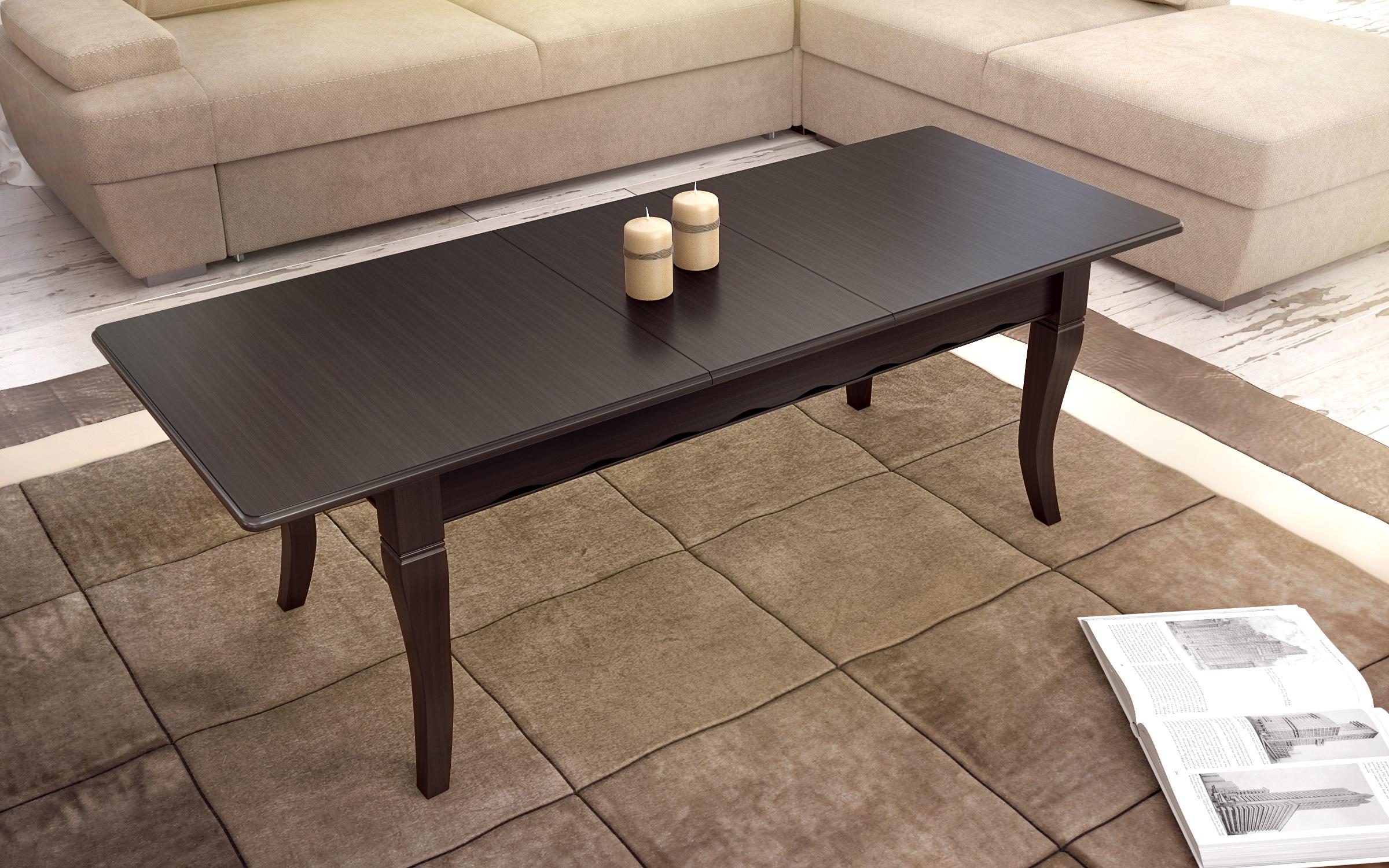 Masuta de cafea Venice /extensibila/, wenge  3