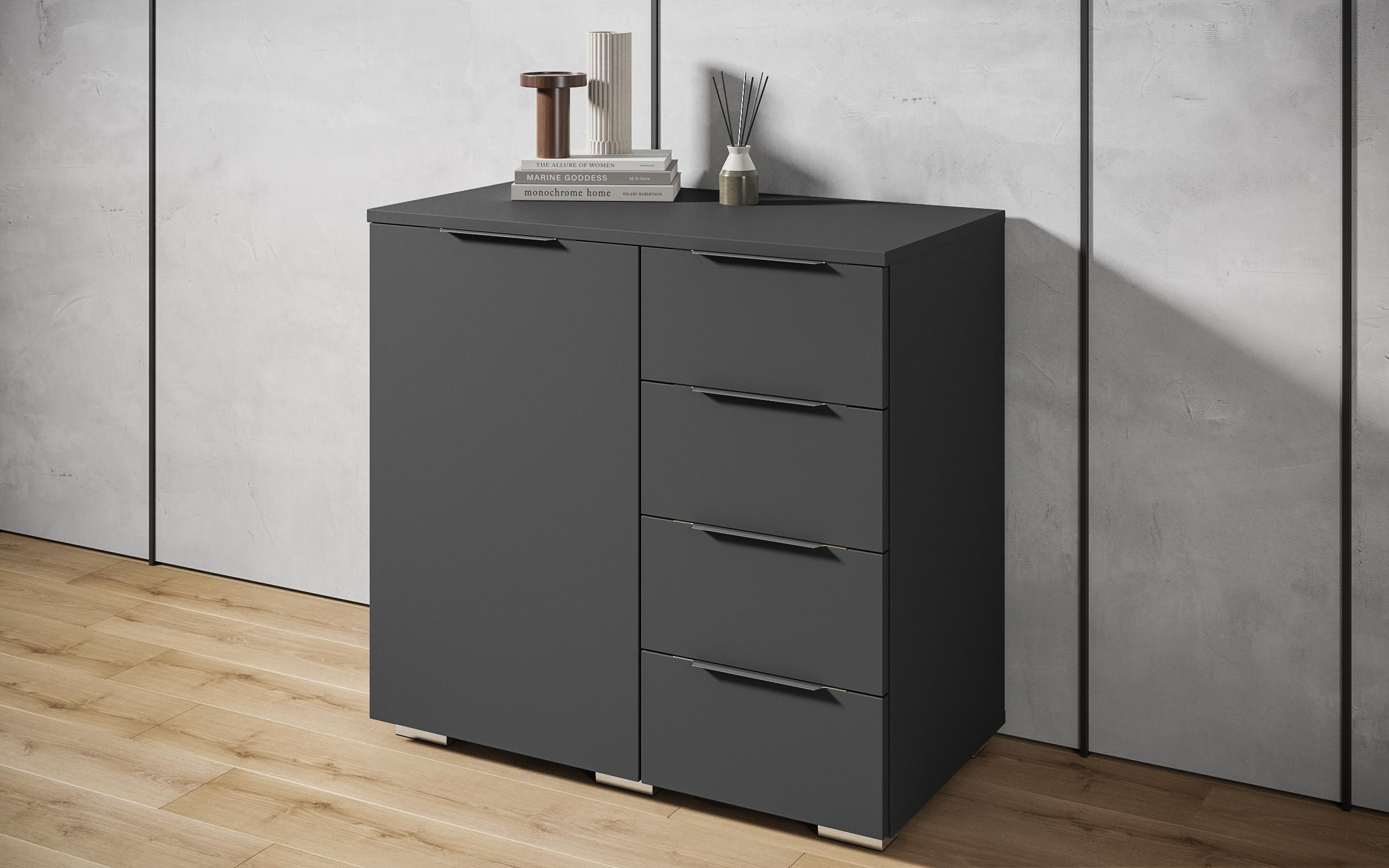 Комод Grigio L, антрацит матовый  1