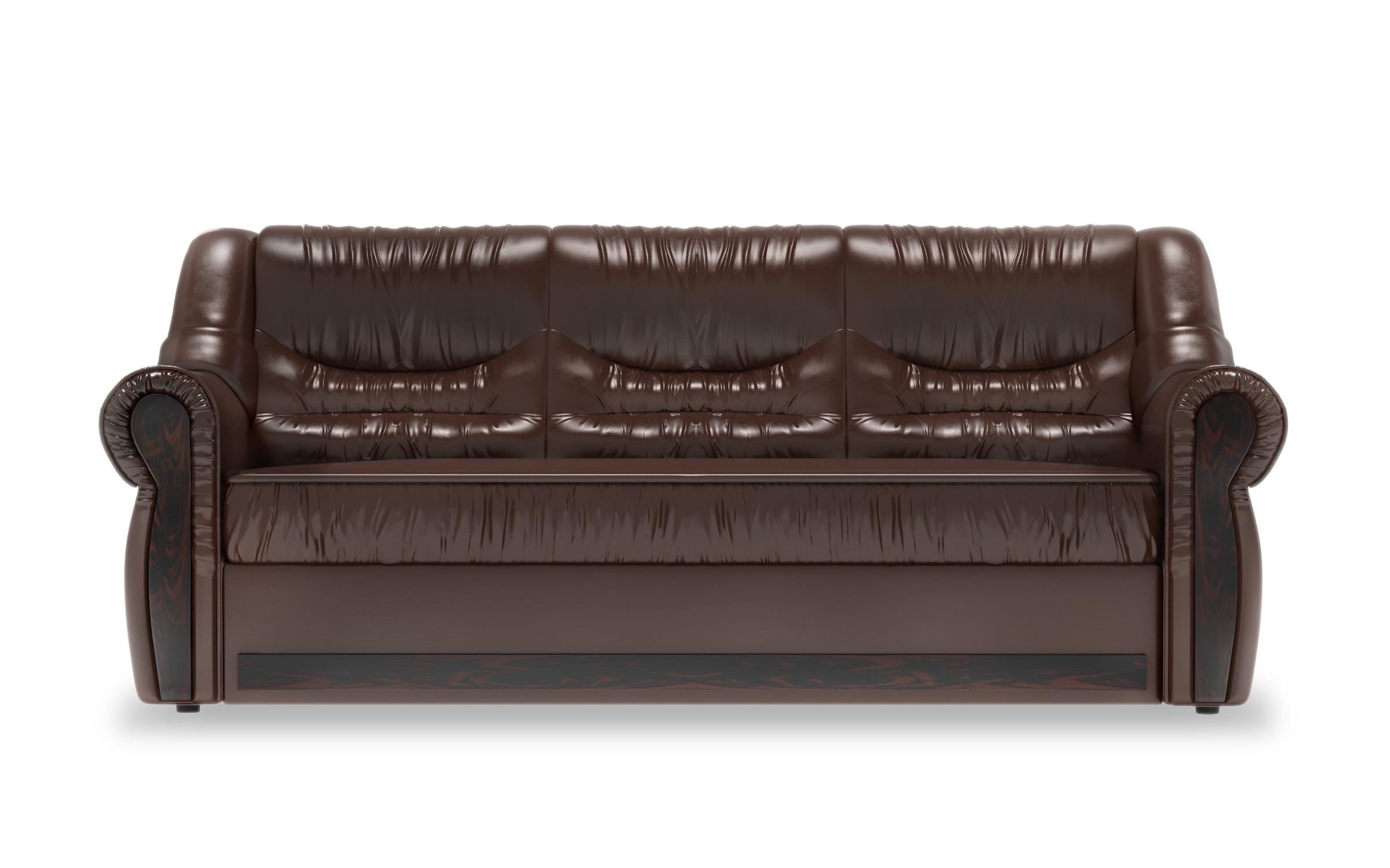 Canapea Imperial + mecanism pentru pat, piele wenge  10