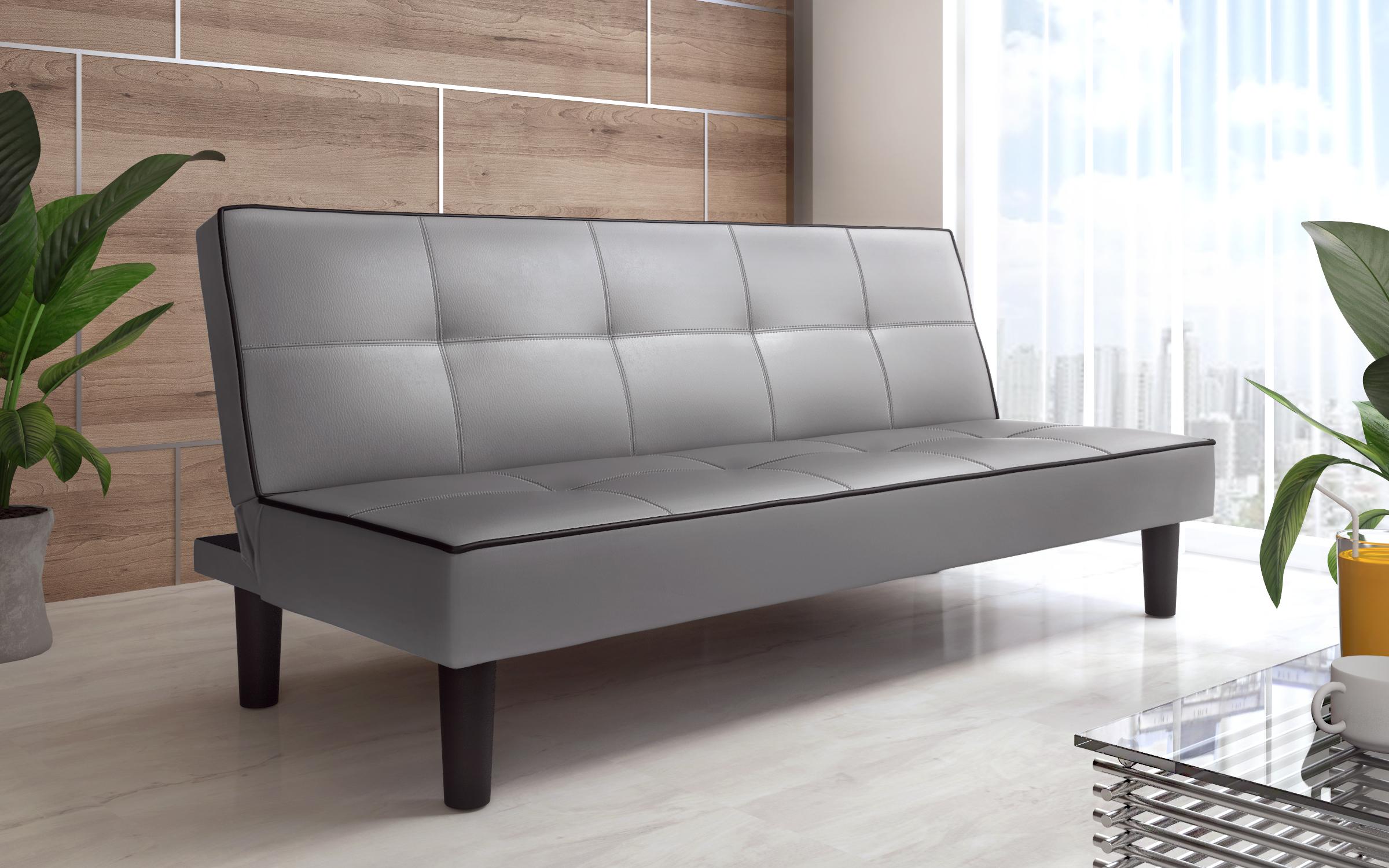 Canapea extensibila click- clack Mishel V, gri  2