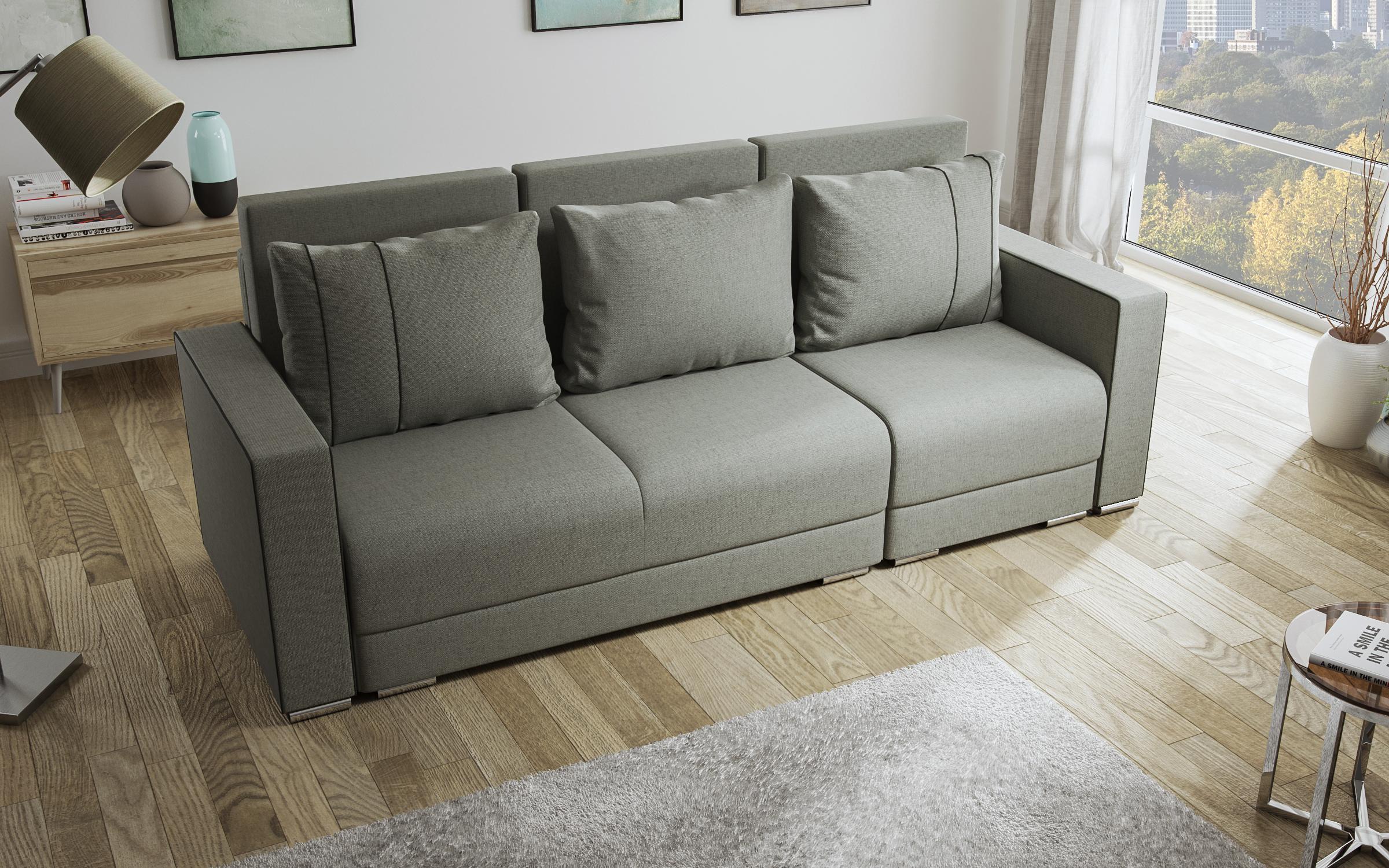 Canapea extensibila Maloni, gri  8