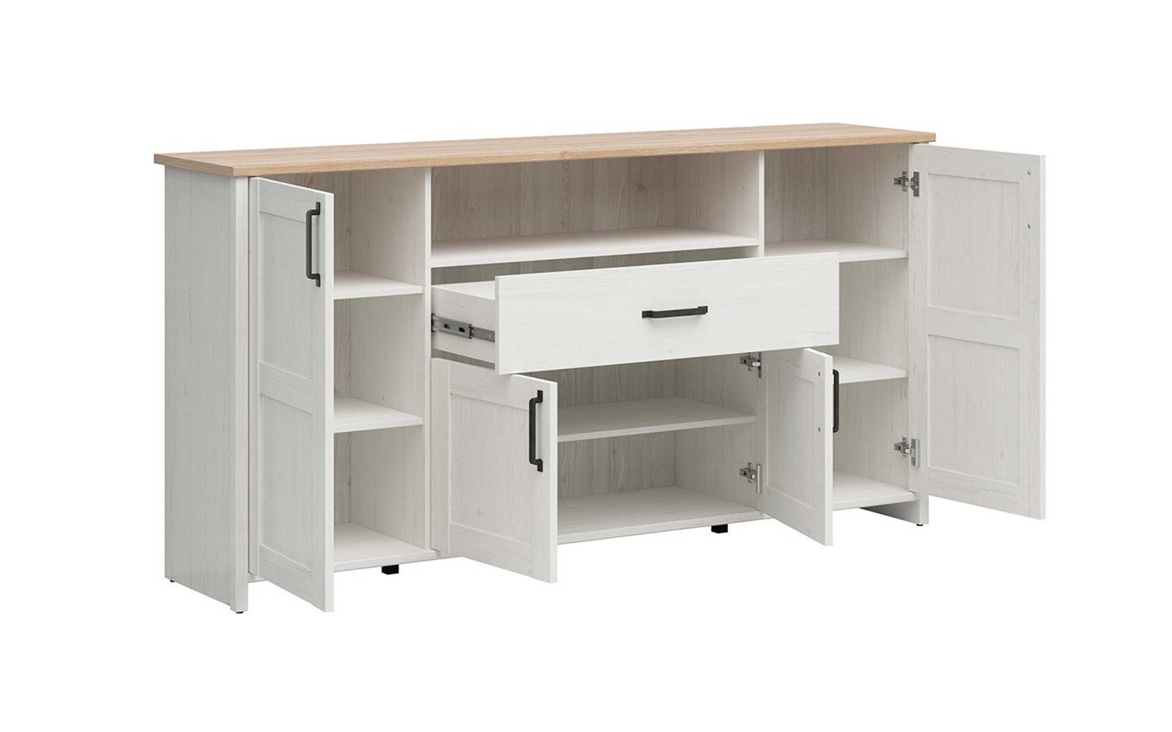Modul TV Loxa, pin andersen + stejar grandson  3