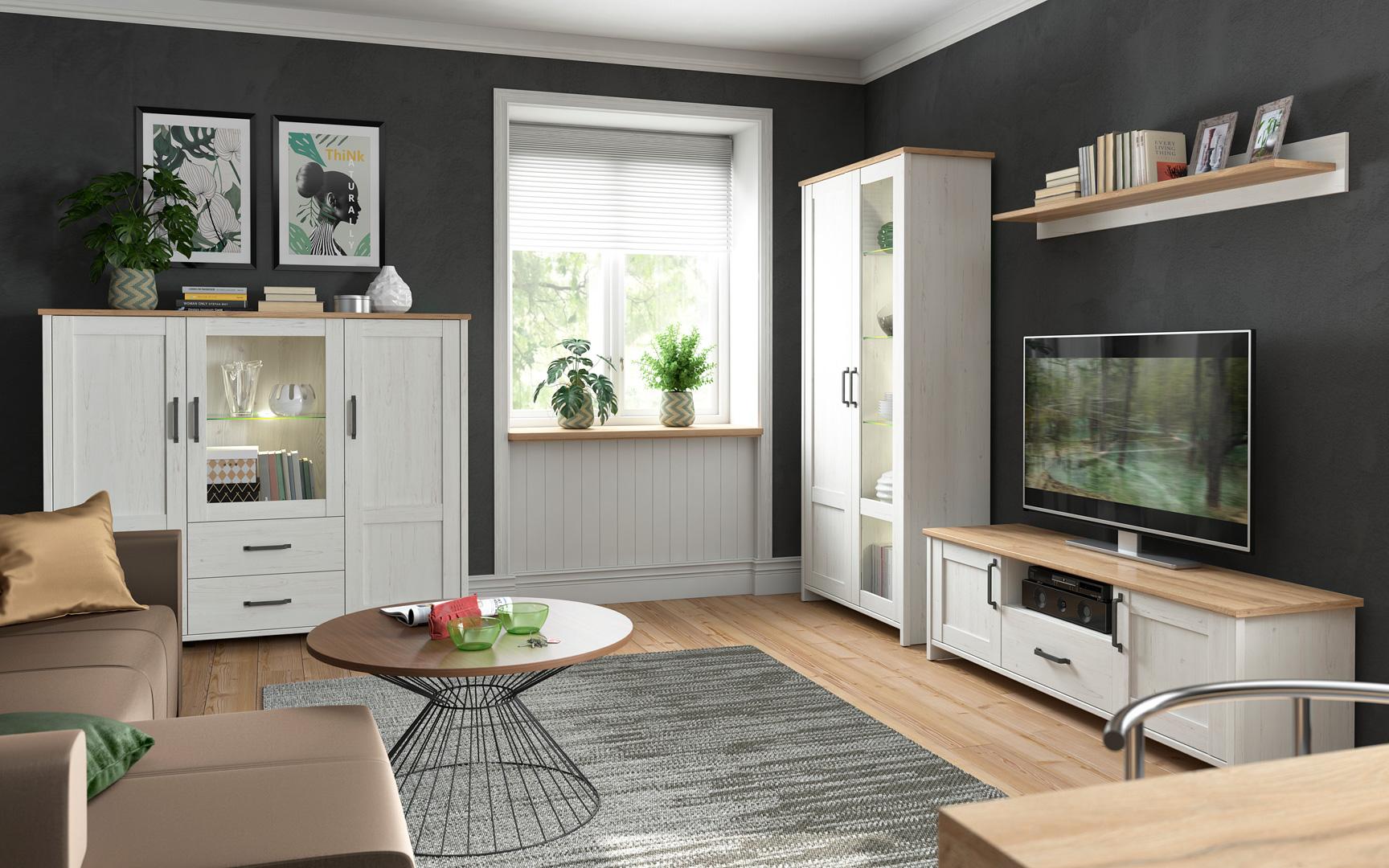 Comoda Loxa, pin andersen + stejar grandson  4