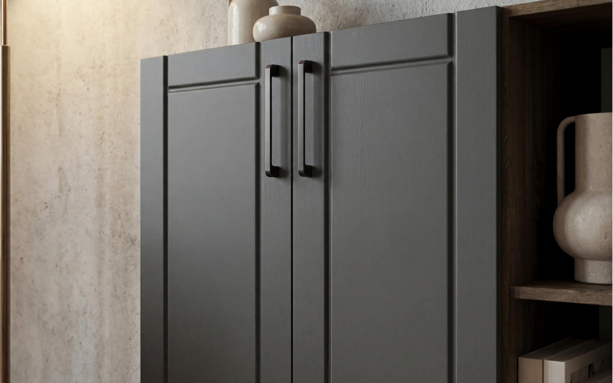 Comoda Nikon, stejar scandinav inchis + antracit mat  4