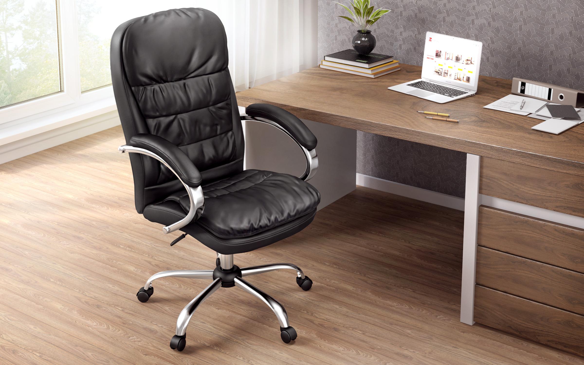 Scaun de birou Indi, negru  4