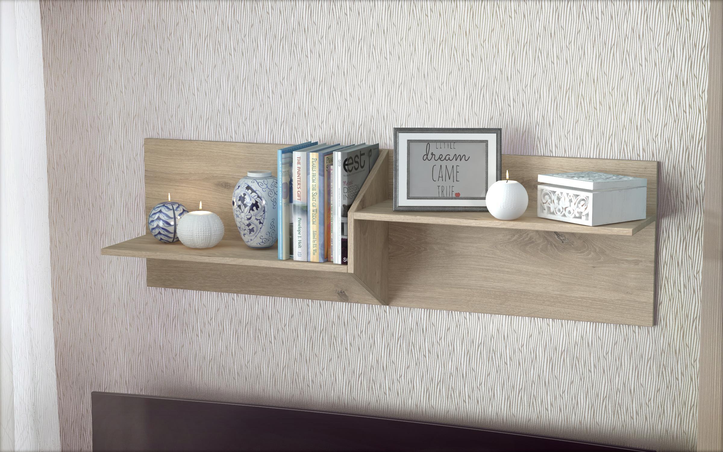 Etajera Extravaganza 110, stejar scandinav deschis  1