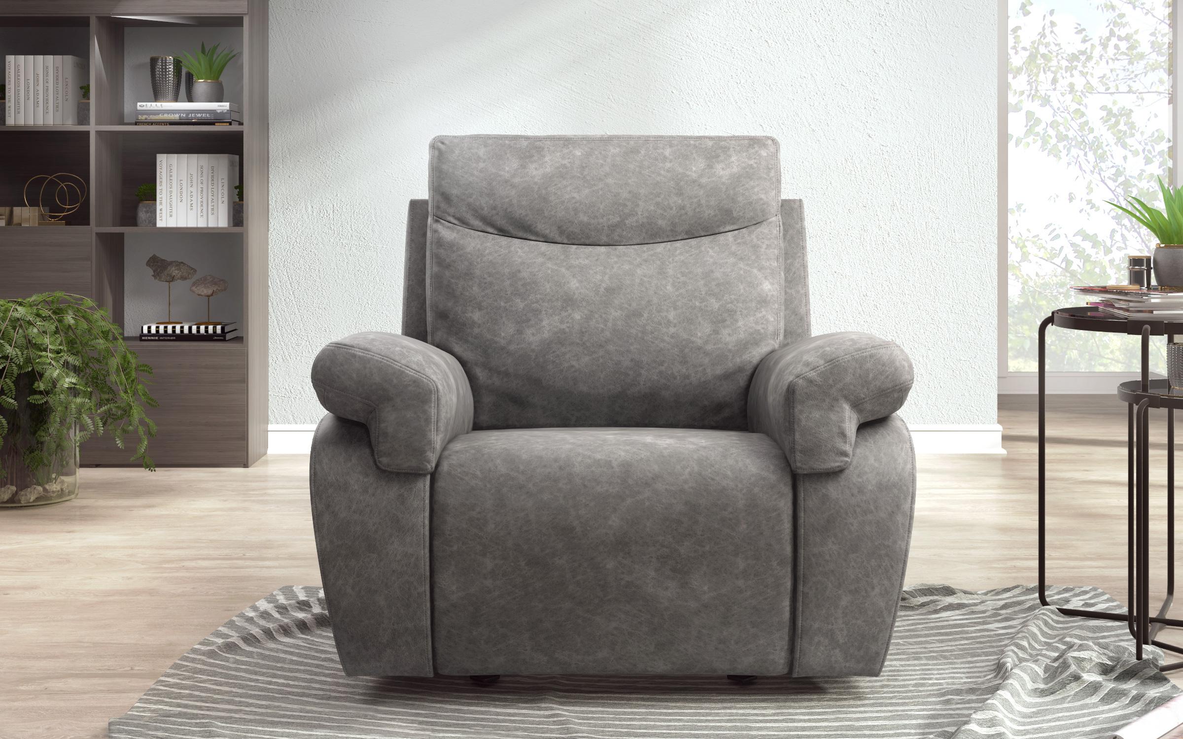 Recliner  Beluci, fotoliu, gri  2