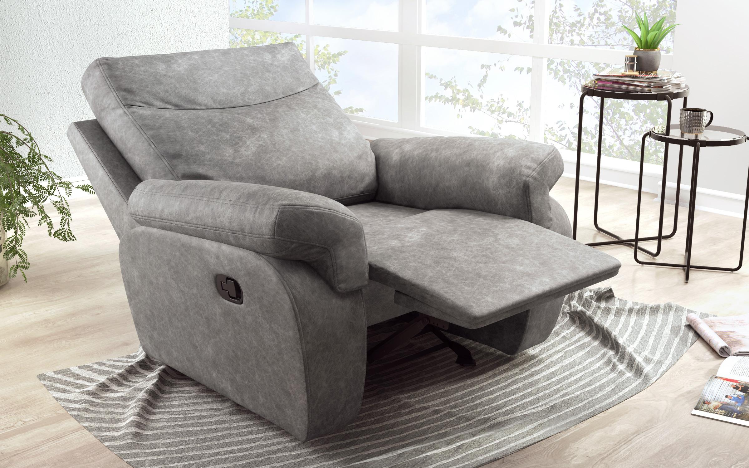 Recliner  Beluci, fotoliu, gri  5