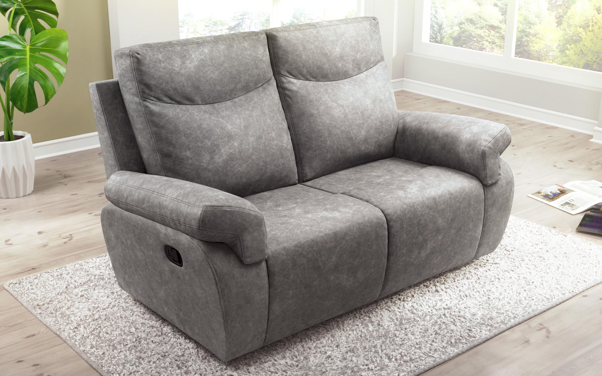 Recliner  Beluci, cu doua locuri/cu mecanism manual, gri  3