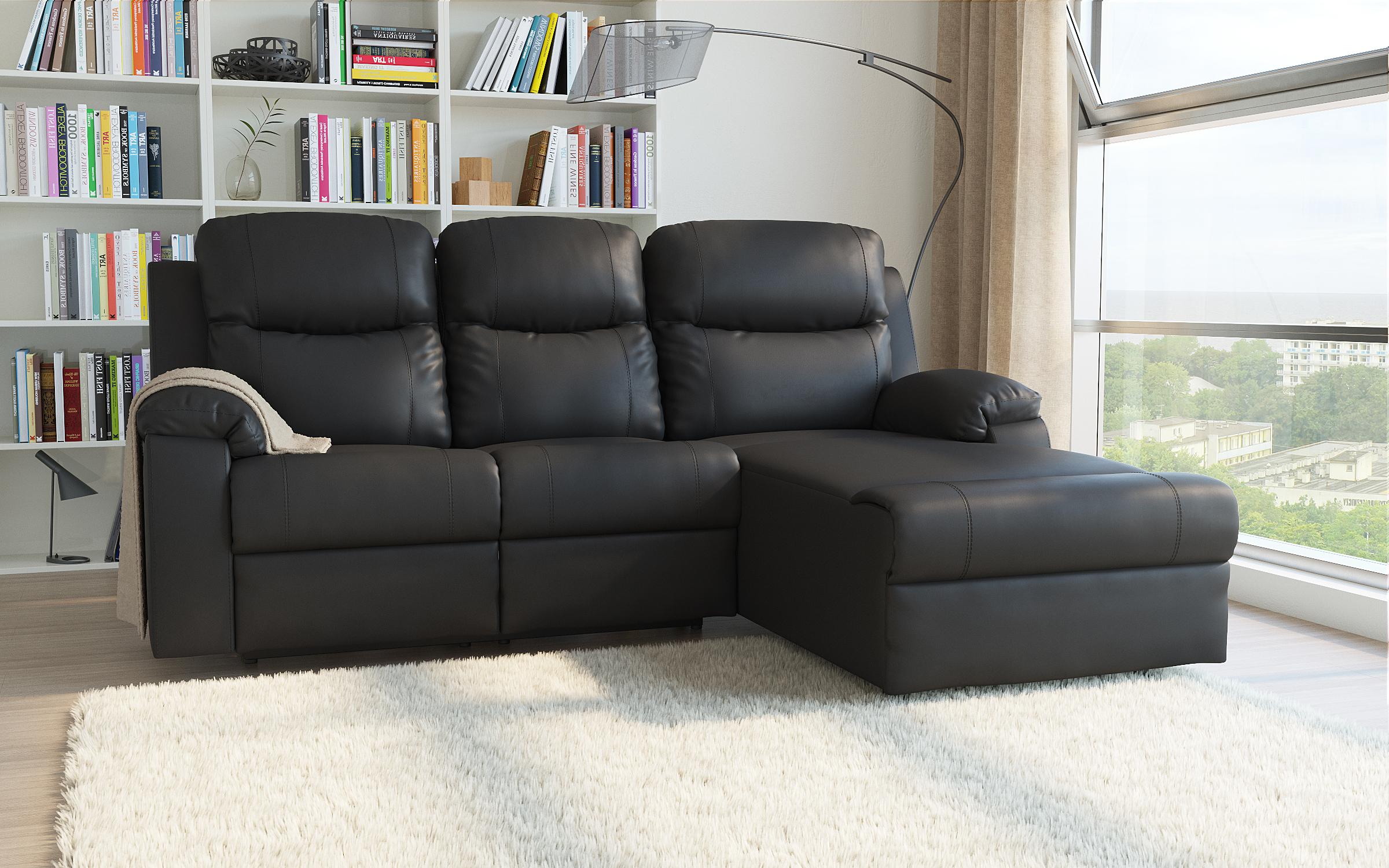 Coltar recliner Dream, negru  2