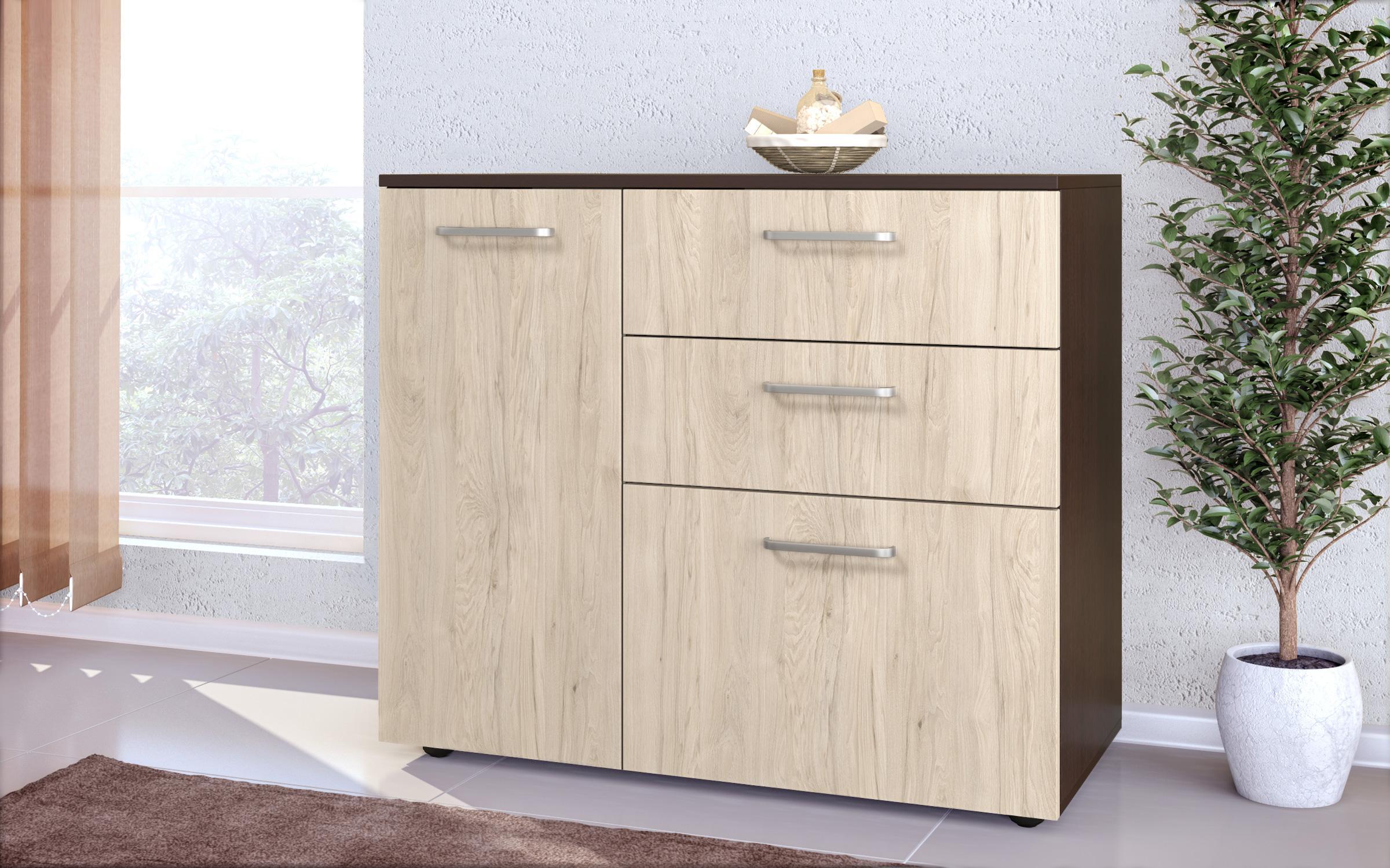 Comoda Aston, wenge + rockford deschis  2