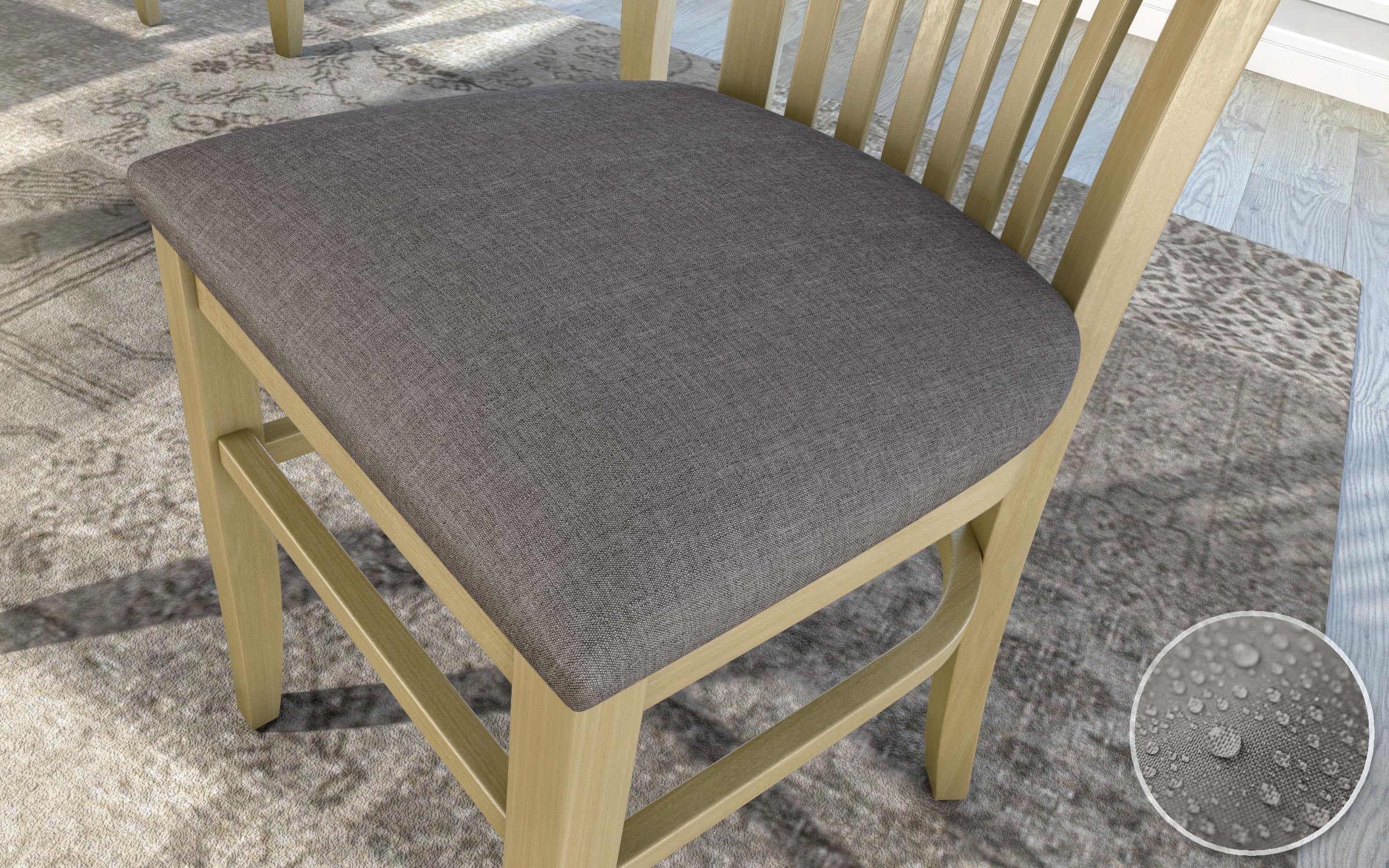 Scaun de masa Alvaro Lux, antic deschis cu sezut bej inchis  2