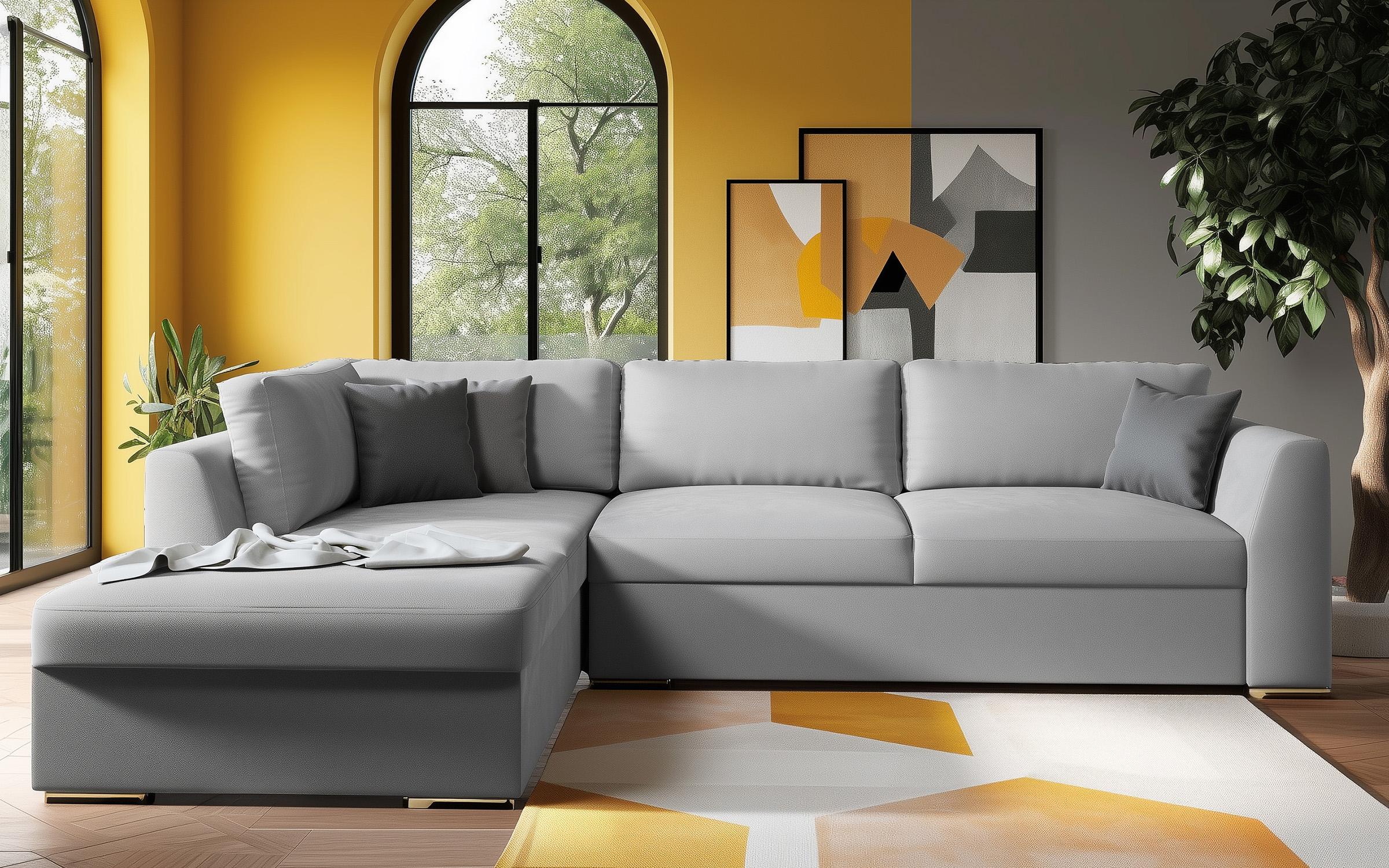 Coltar extensibil Toscana, gri deschis + gri inchis  1