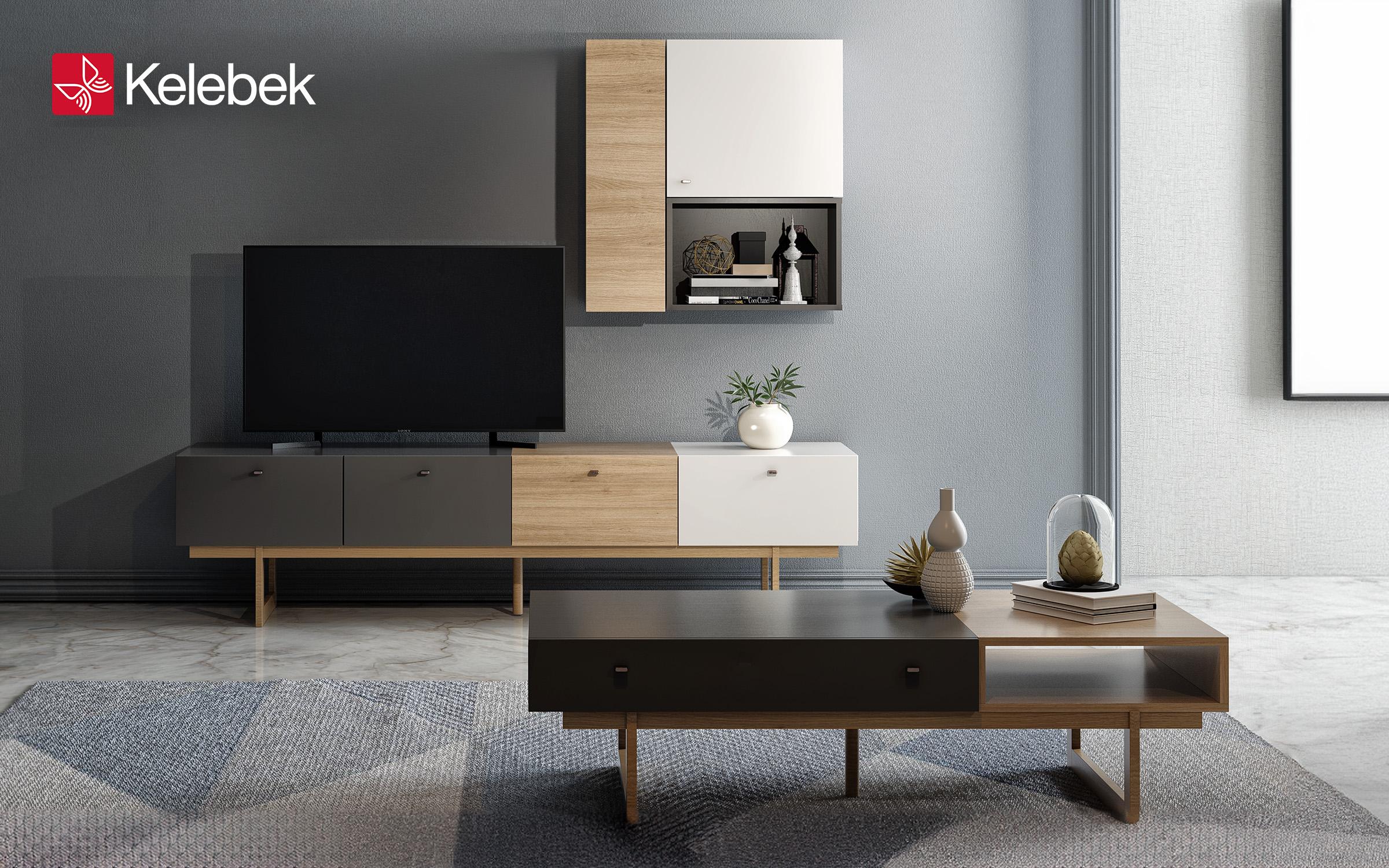 Masuta de cafea Giona, stejar nagano  3