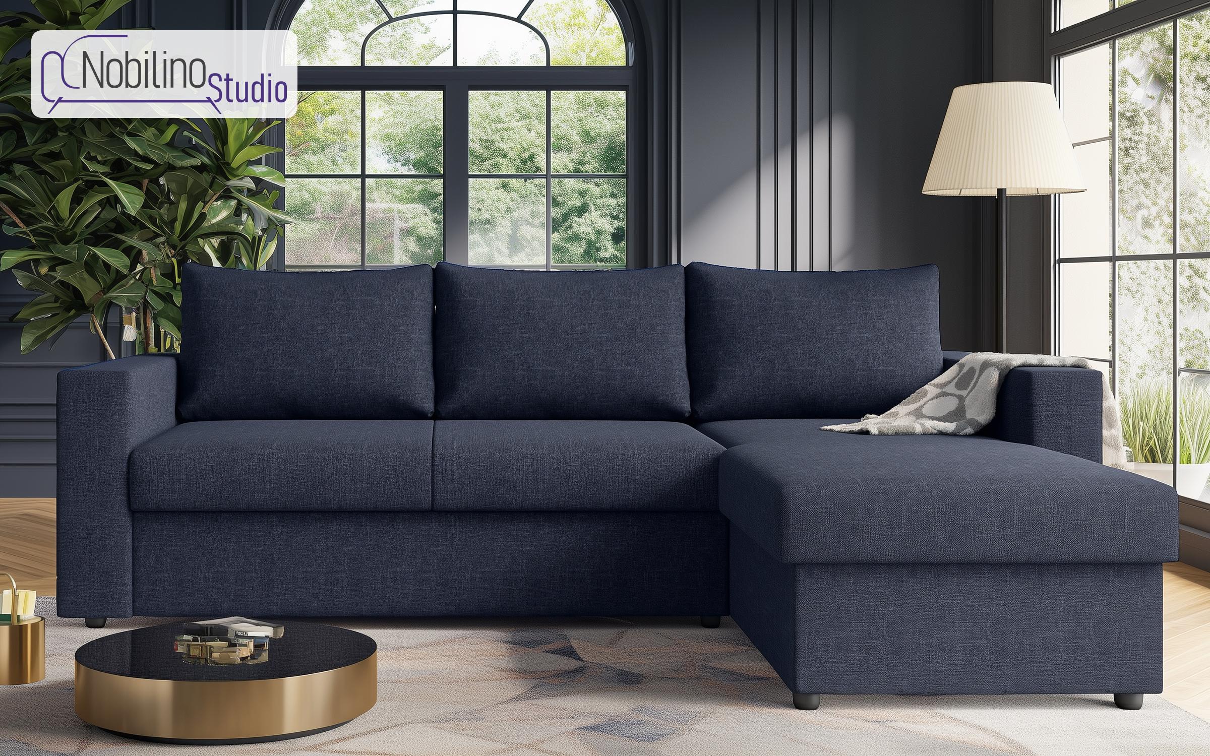 Coltar extensibil Justin, albastru  1