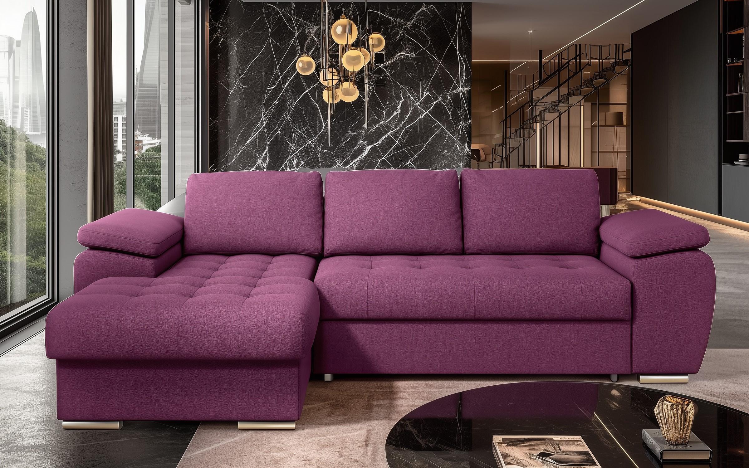 Coltar extensibil Valencia Pocket, lila  1