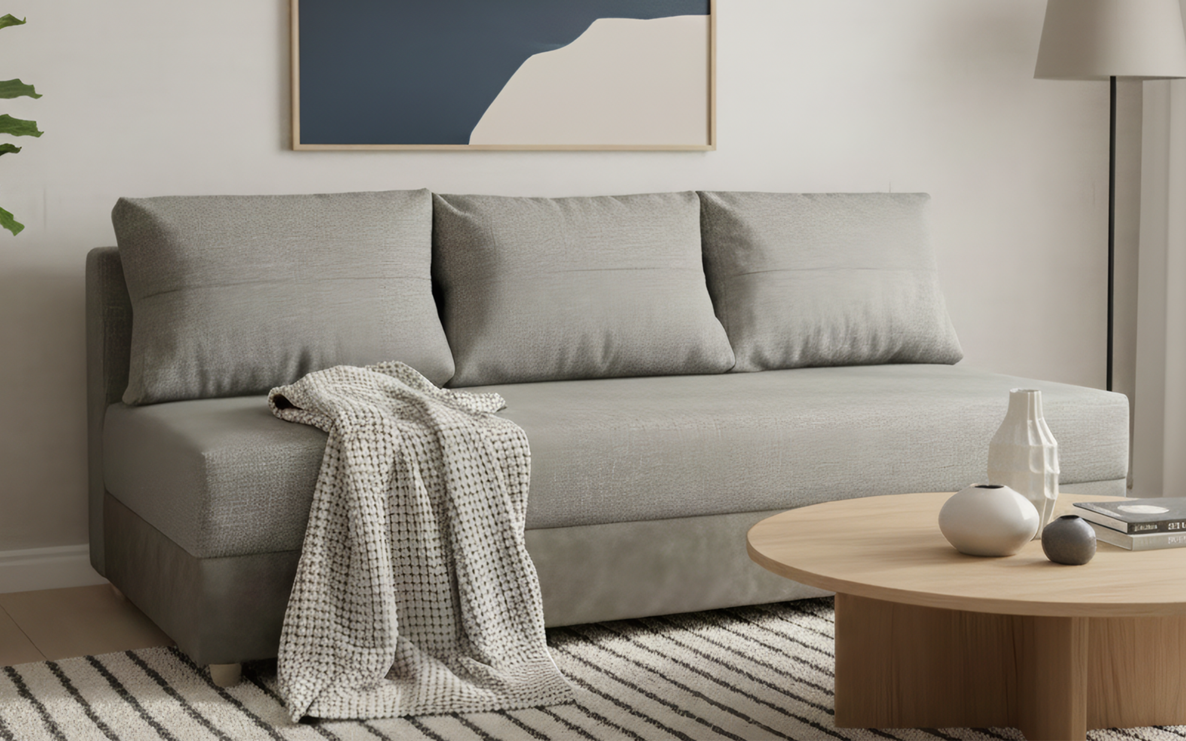 Canapea extensibila Arano, bej inchis + maro deschis  1