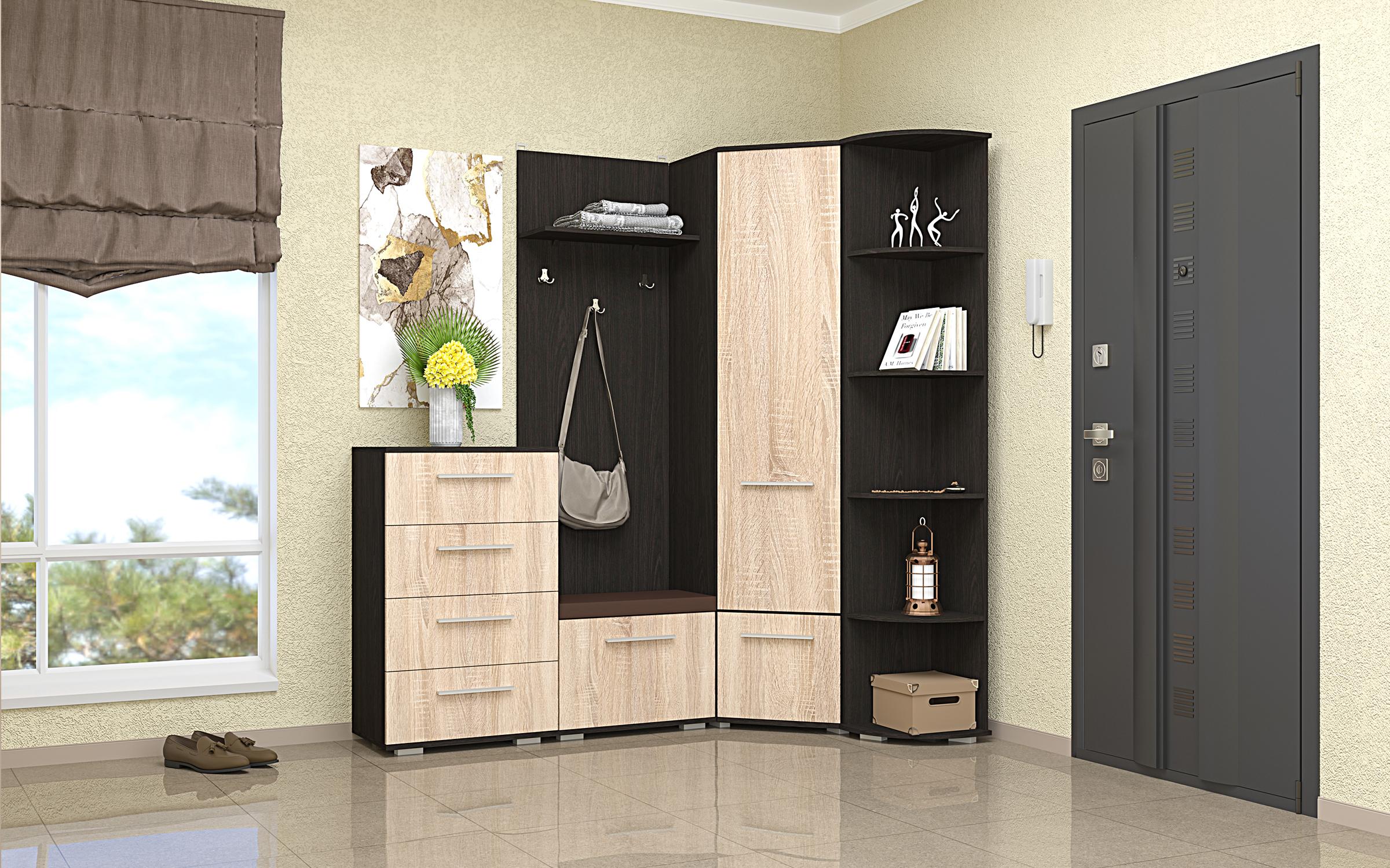 Comoda Arin, wenge magia + stejar sonoma  3