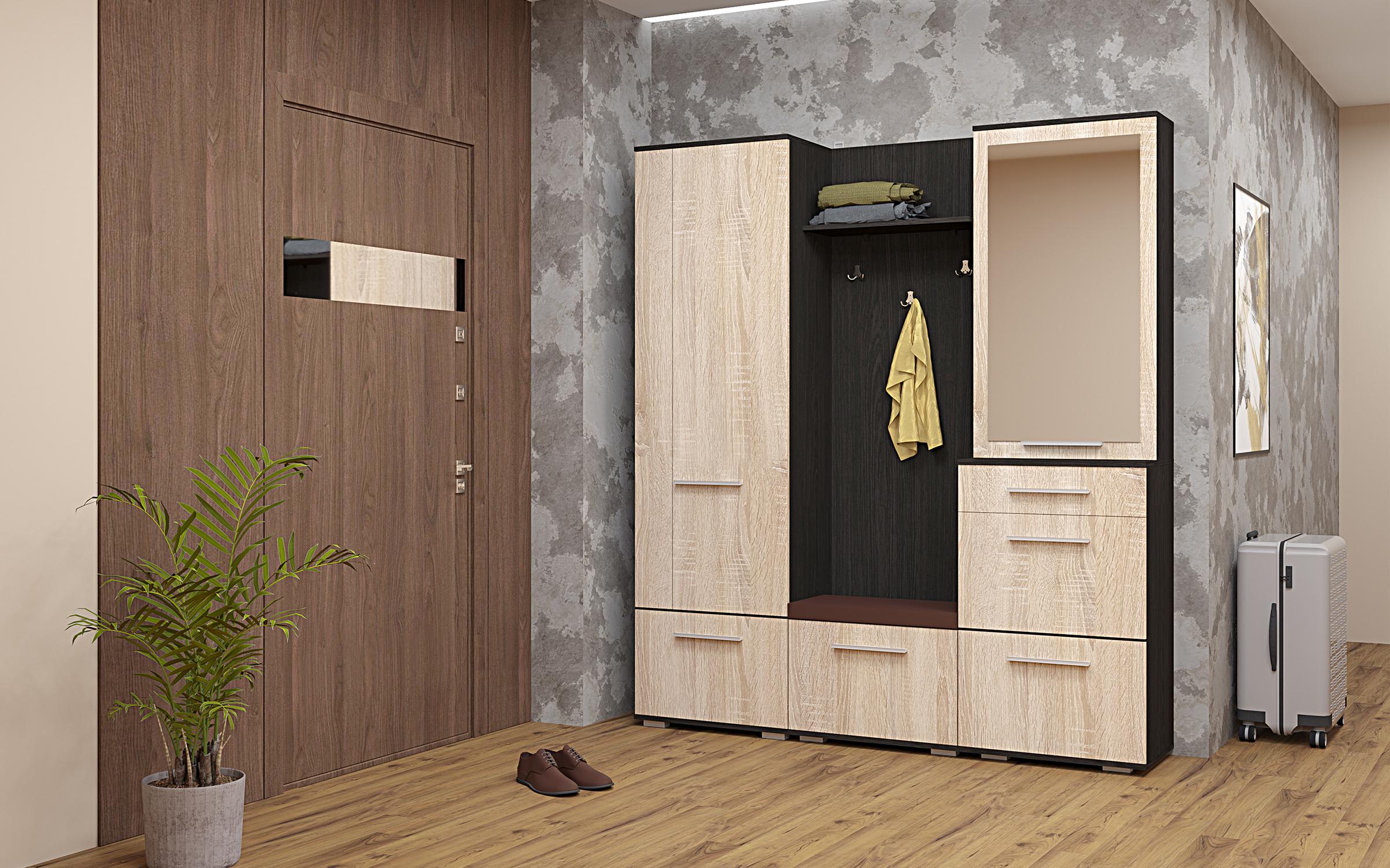 Cuier Arin, wenge magia + stejar sonoma  4