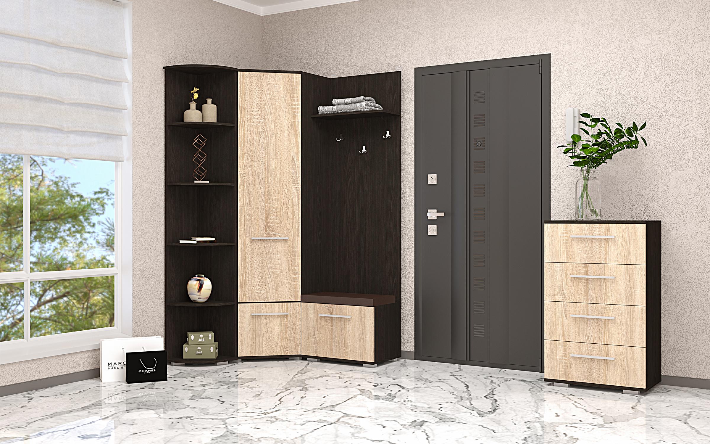 Comoda Arin, wenge magia + stejar sonoma  5