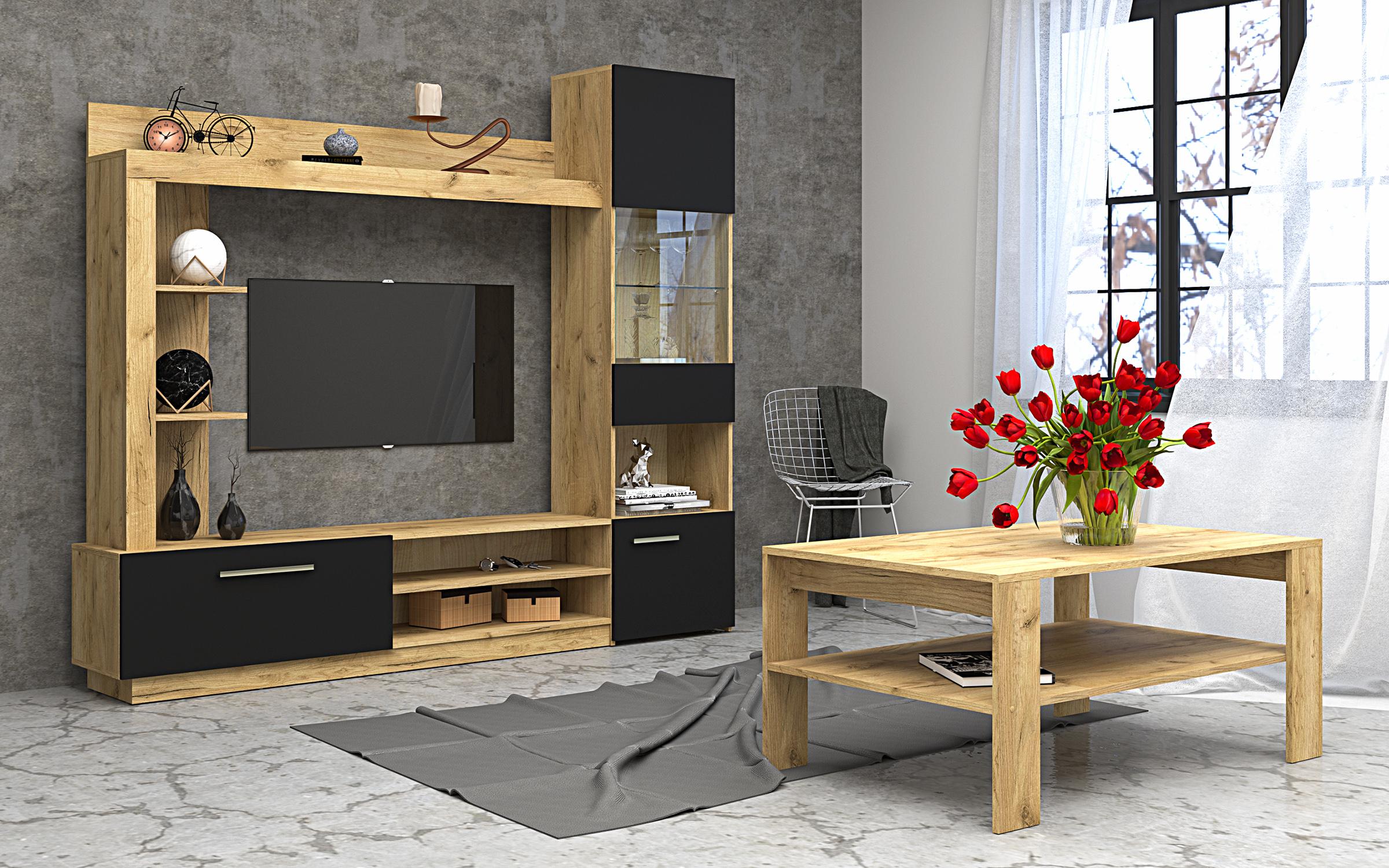 Masuta de cafea Stalon, stejar auriu craft  4