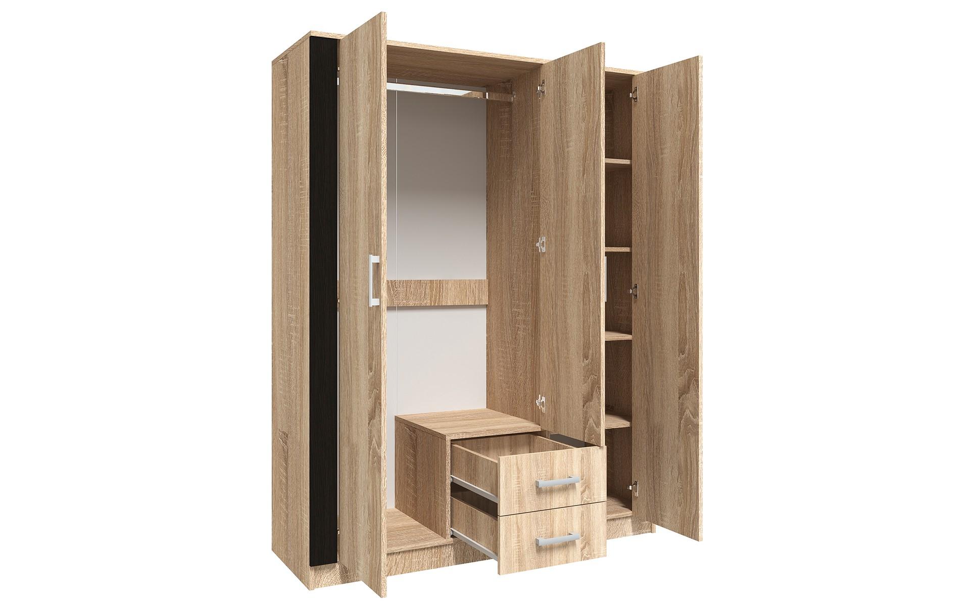 Dulap Olind, stejar sonoma + wenge magia  4