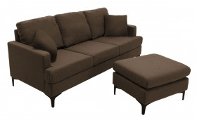 Canapea Slim cu 3 locuri + taburet thumb