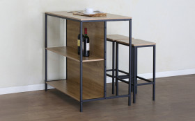 Set masa + scaune de bar Beylon thumb