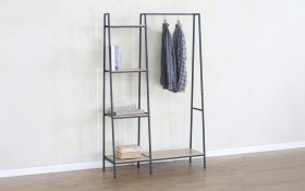 Etajera pentru haine + rafturi Harvi thumb