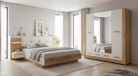 Спальный гарнитур под матрас 160/200 + LED Алина thumb