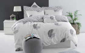 3 piese 200/220 cm; Policotton Lenjerie de pat Palma thumb