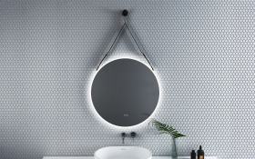 1909BLACK Oglinda pentru baie cu iluminare LED thumb