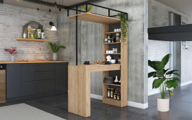 Барный стол + стеллаж Фаро thumb