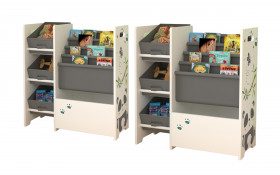 Set 2 buc. dulap-etajera pentru copii Jerry thumb
