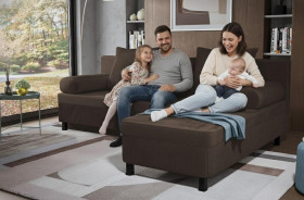 Раскладной угловой диван Делано thumb