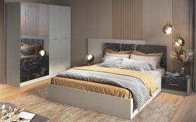 Set dormitor Morato cu iluminare LED + saltea cu o fata Neo dream 160/200 thumb