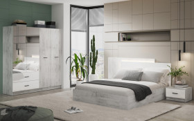 Set dormitor Morato + iluminare LED pentru saltea 160/200 thumb
