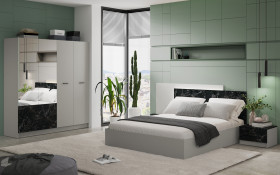 Set dormitor + saltea 160/200 + iluminare LED Morato thumb