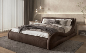 Pat dublu tapitat 160/200 Liviana Delux thumb