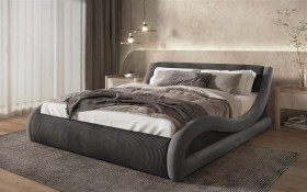 Pat dublu tapitat 160/200 Liviana Delux thumb