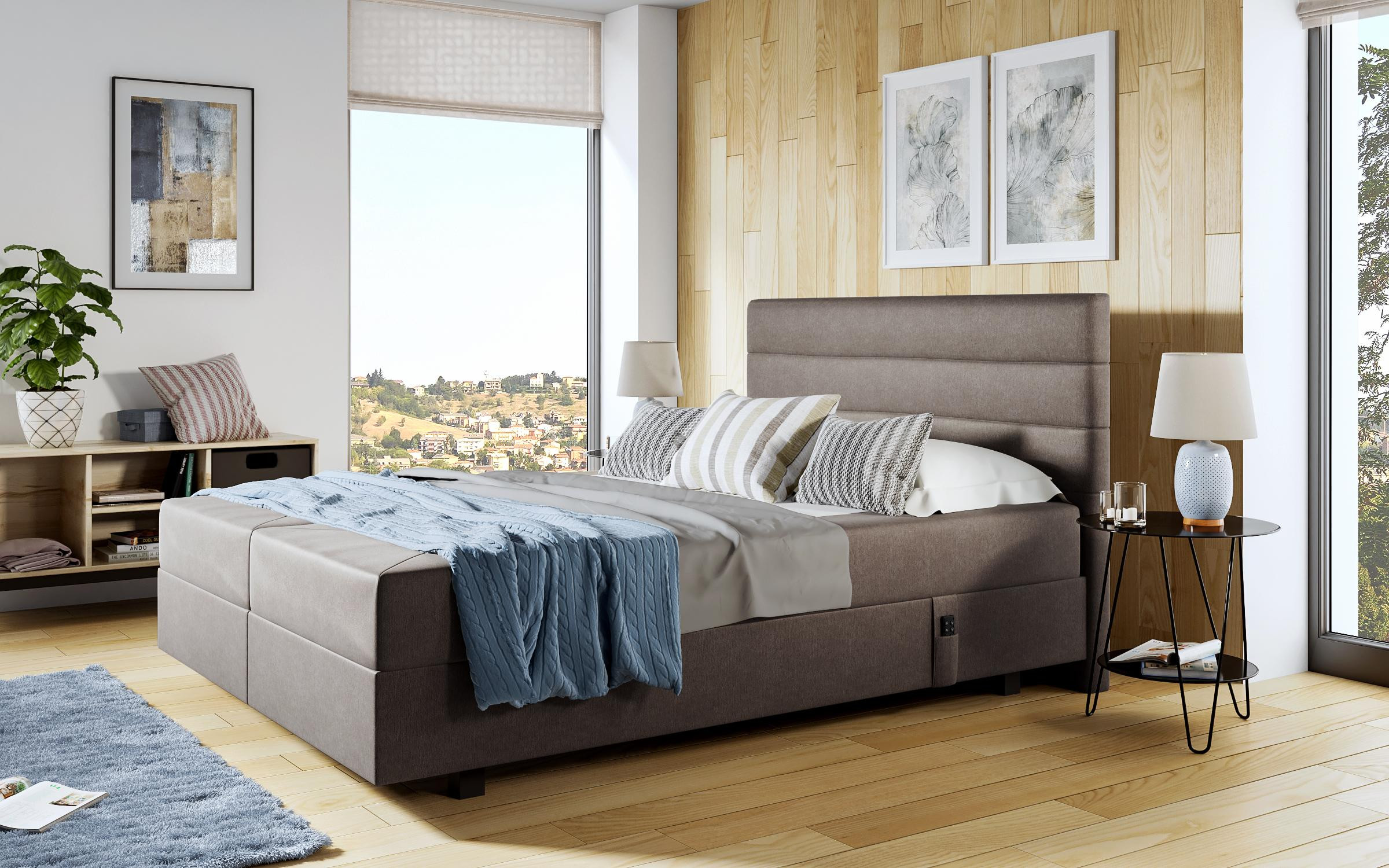 Pat dublu Carmela Boxspring thumb