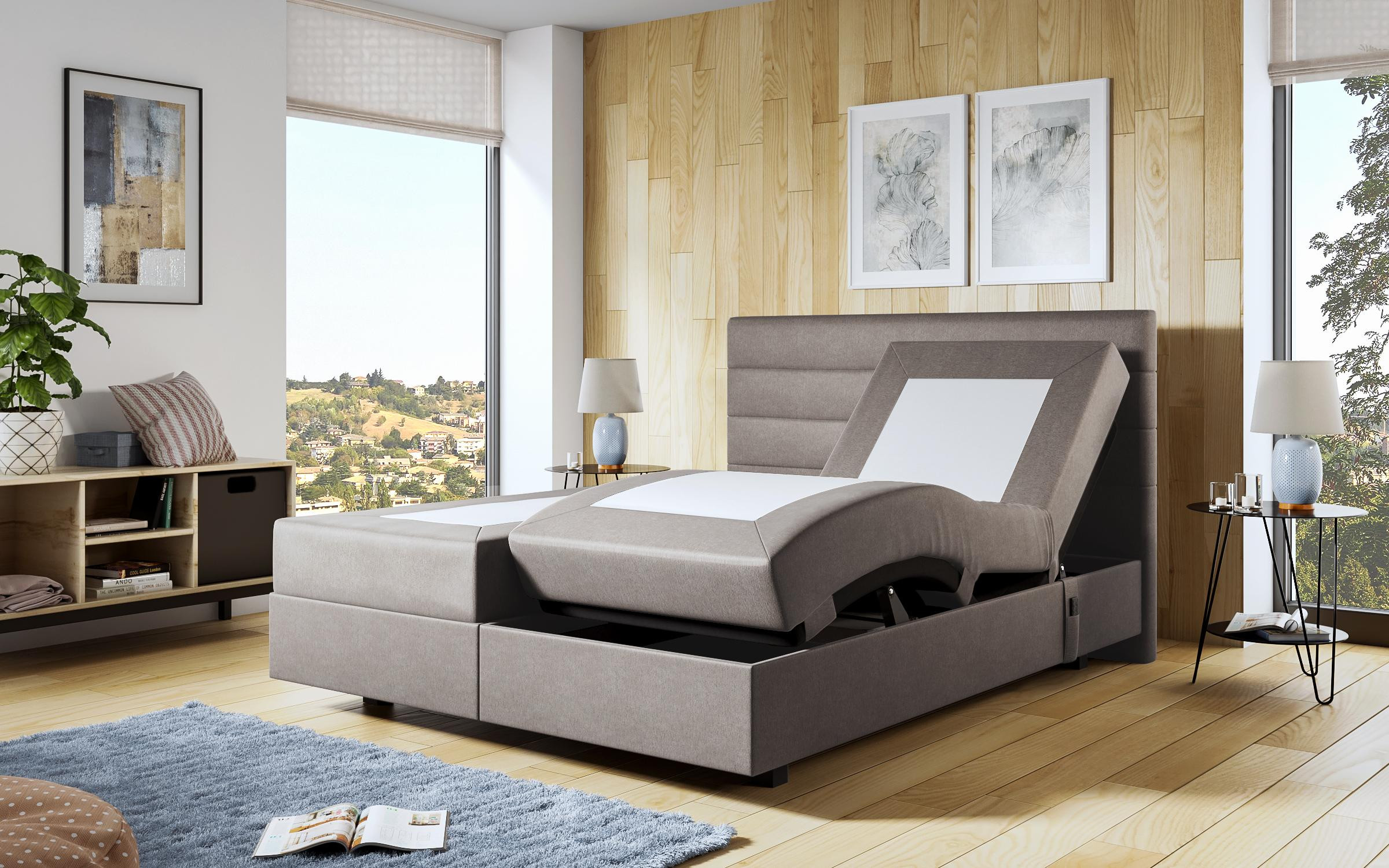 Pat dublu Carmela Boxspring thumb